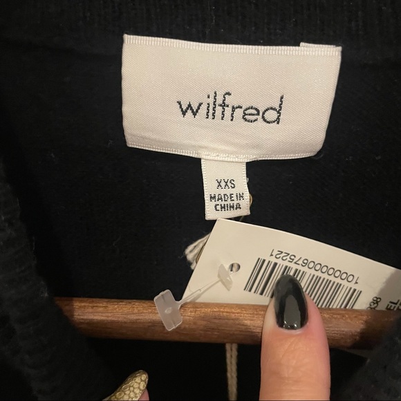 Wilfred Rubel Sweater Size XXS Black - Picture 6 of 8